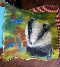 badger-footstool