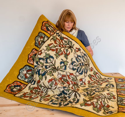 Feltworld -Rug making in Turkey 
 Feltworld -Rug making in Turkey 
 Keywords: Feltworld,Rug making in Turkey, osaman rug, rug, feltmaking, fibre arts, felt rug, kilim rug,